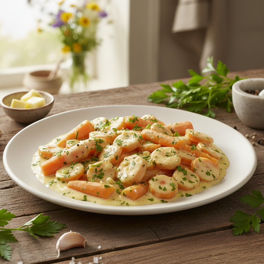 CAROTTE PERSILLADE A LA CREME 150g